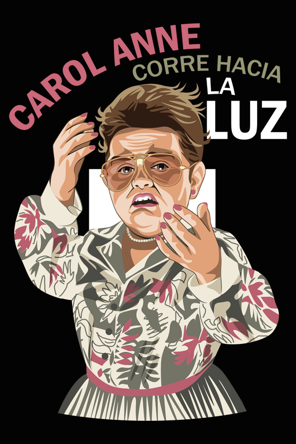 Ilustracion Carol Anne, corre hacia la luz
